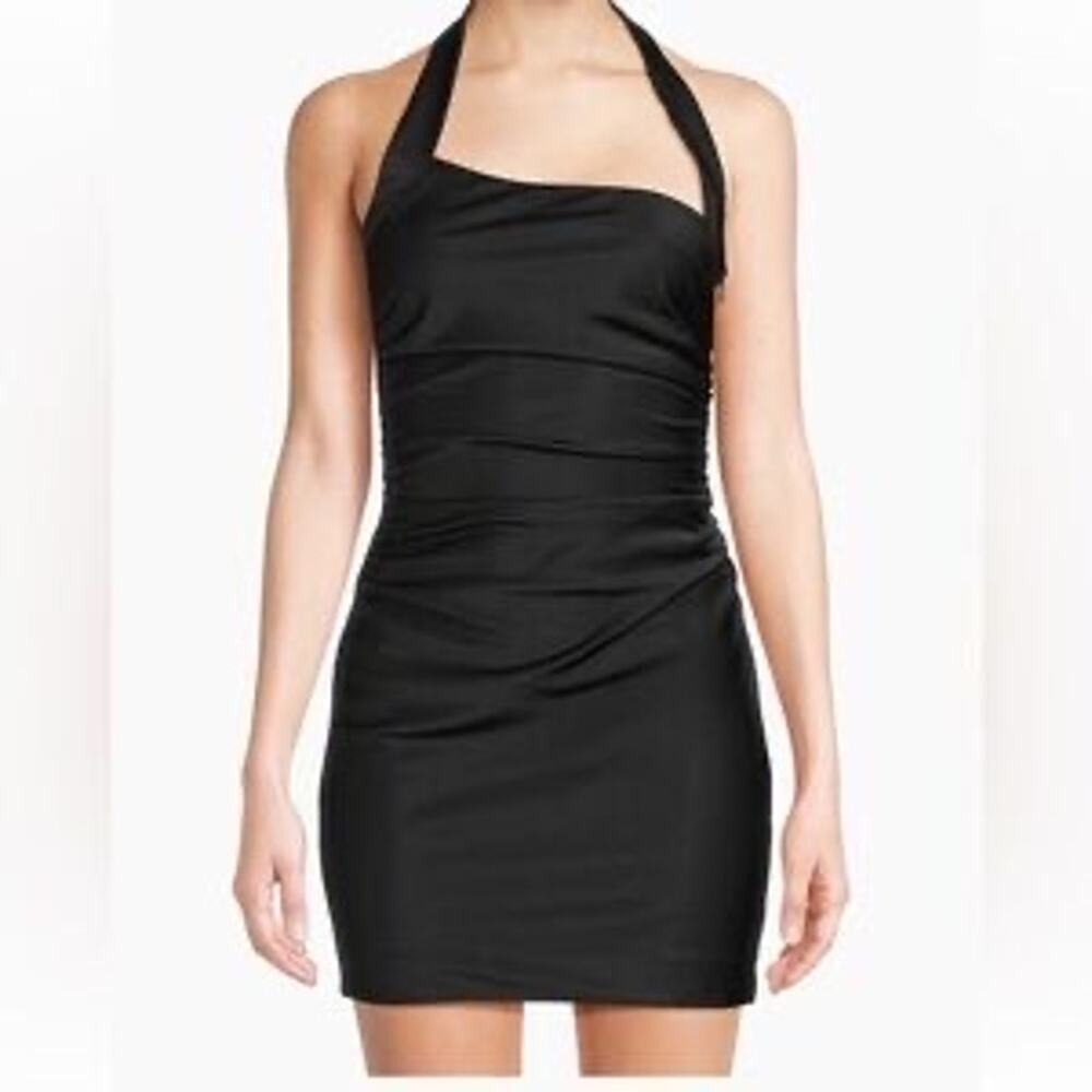 Bec + Bridge Women’s Ula Asymmetric Mini Dress Black Size 4